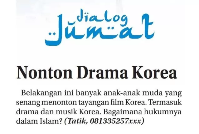 Etika Menonton Drama Korea